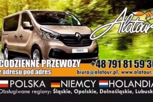 ALATOUR Busy do Holandii i Niemiec . Śląskie, Opolskie, Dolnośląskie.
