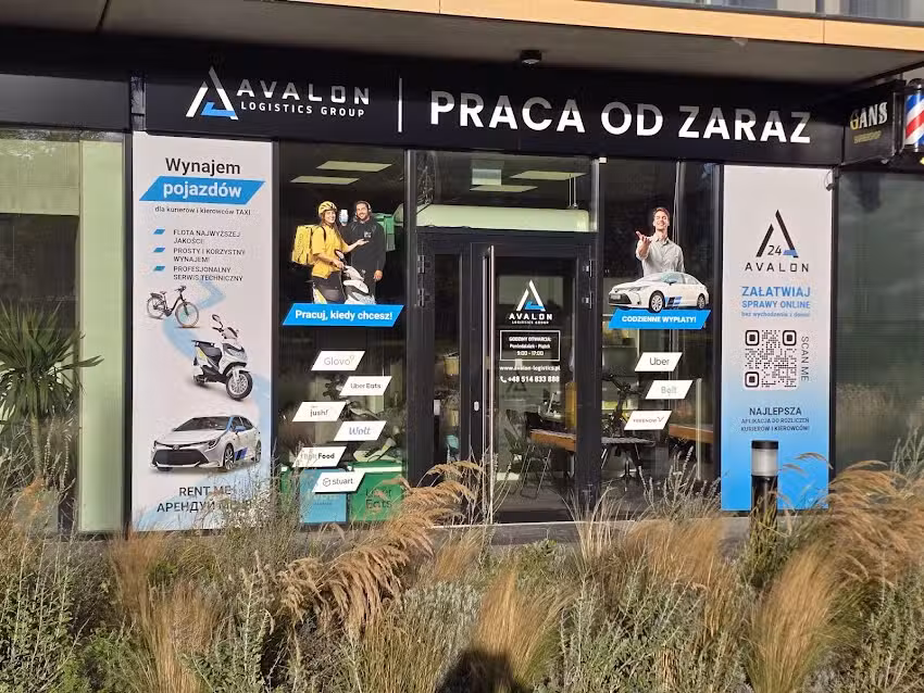 Avalon Logistics Group – Partner Glovo I Stuart I Uber I Jush I Wolt I Bolt | Freenow – praca Wrocław