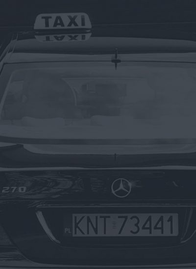 Go Taxi Rabka-Zdrój 24H Samochód Mercedes Tył
