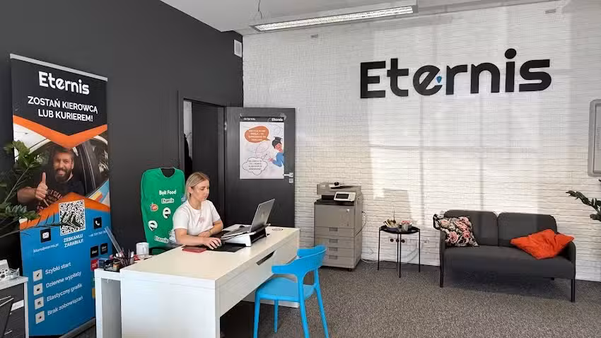 Eternis – Bolt, Uber, FreeNow & Glovo Partner Łódź