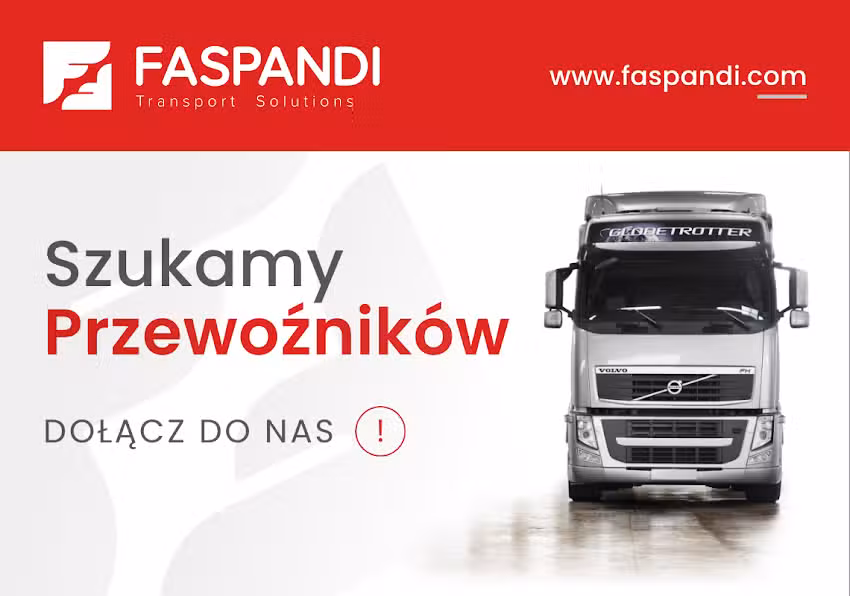 Faspandi Sp. z o.o. – Transport krajowy i zagraniczny
