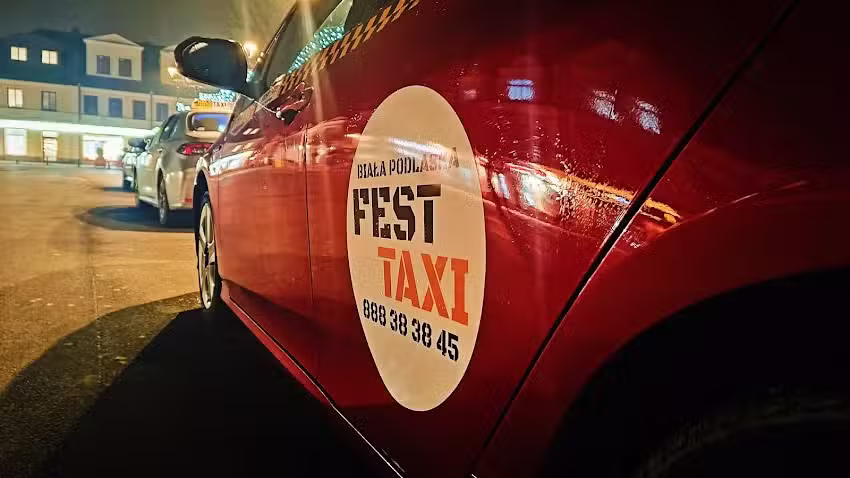 FEST TAXI Biała Podlaska. Taksówka osobowa.