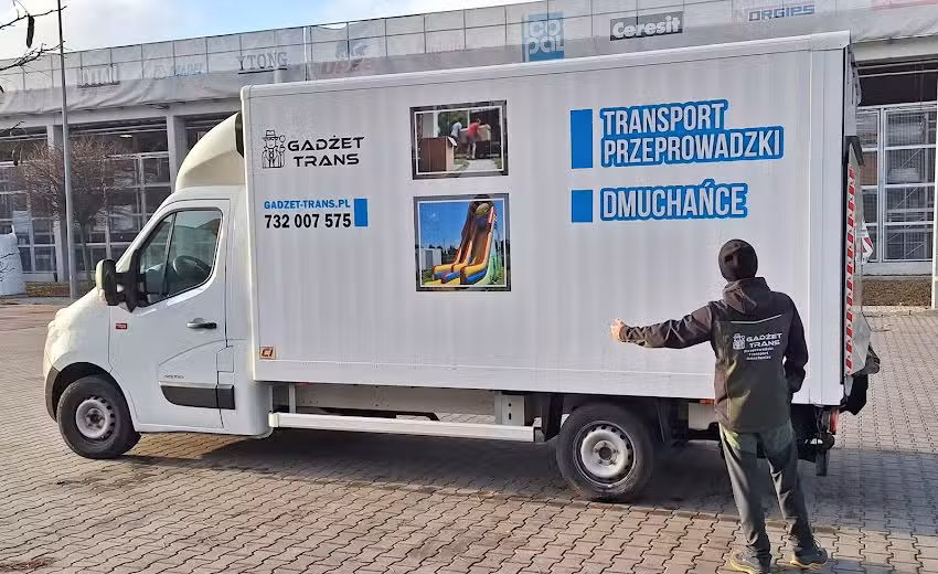 Gadżet-Trans Przeprowadzki Lublin , usługi transportowe, wynajem dmuchanców