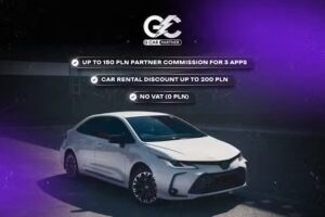GCar Partner – Bolt, Uber, FreeNow Warsaw