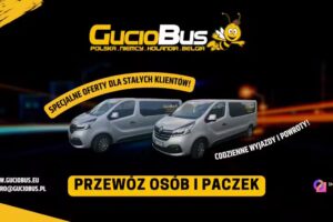 GucioBus Busy do Niemiec Holandii Belgii Pomorskie Przewóz Osób
