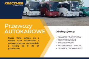 KRECZMER – Przewóz osób – wynajem autokarów Częstochowa
