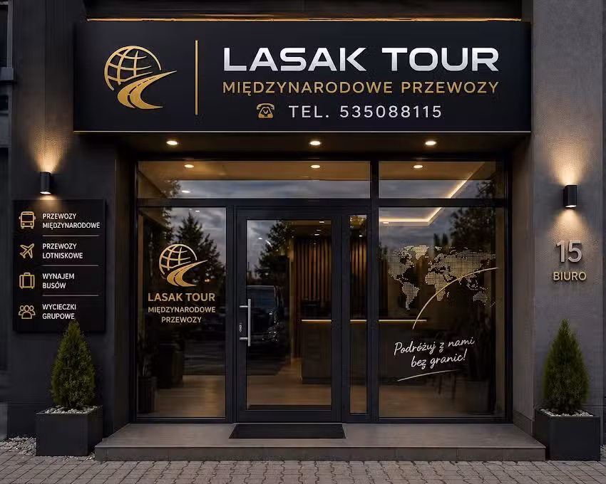 LASAK TOUR – Komfortowe przewozy osób Polska, Niemcy, Holandia, Belgia