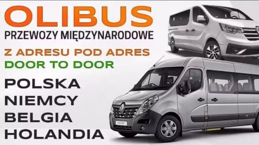 OLIBUS Przewóz Osób i paczek do niemiec holandii i belgii