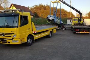 Pomoc drogowa Bogumił Kuś autoholowanie laweta Szczecin 24H ADAC Kołbaskowo Transport