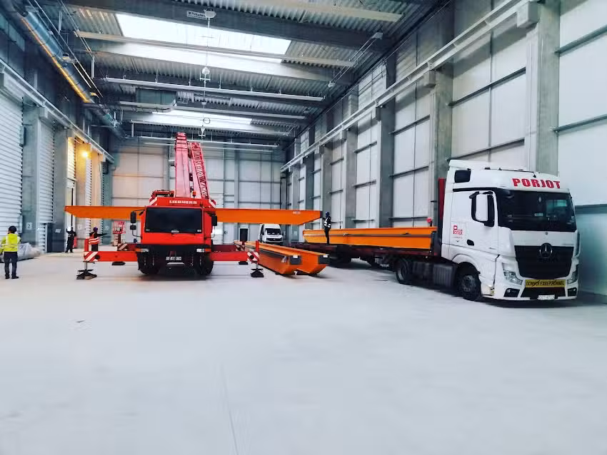 Porjot. Transport ponadgabarytowy, ciężki