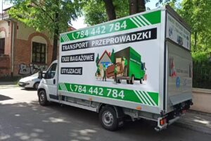 Przeprowadzki Transport IKEA Auto z windą Kraków 24/7 Taxi Bagażowe