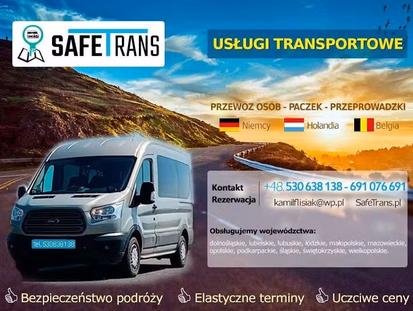 Safe Trans – przewozy międzynarodowe, transport paczek