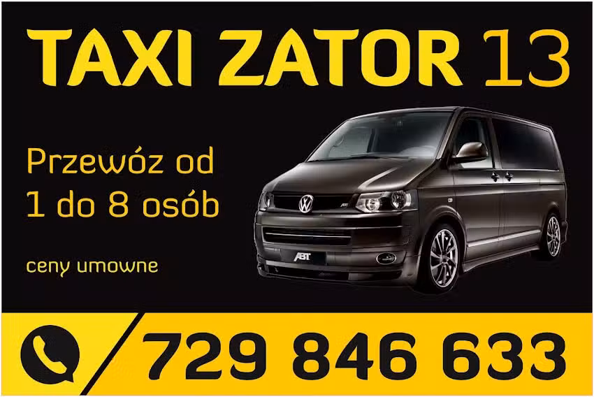 taxi 13 – do 8 osób