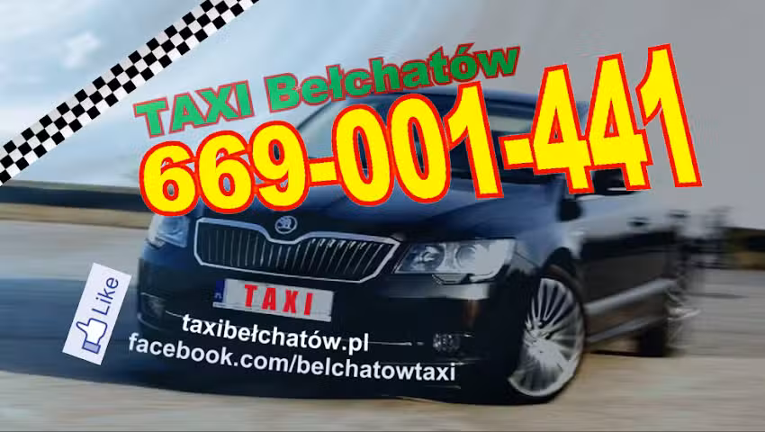 Taxi Bełchatów, taksówki Bełchatów