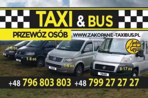 Taxi Bus, Przewóz Osób, Bus Zakopane,Transport Zakopane