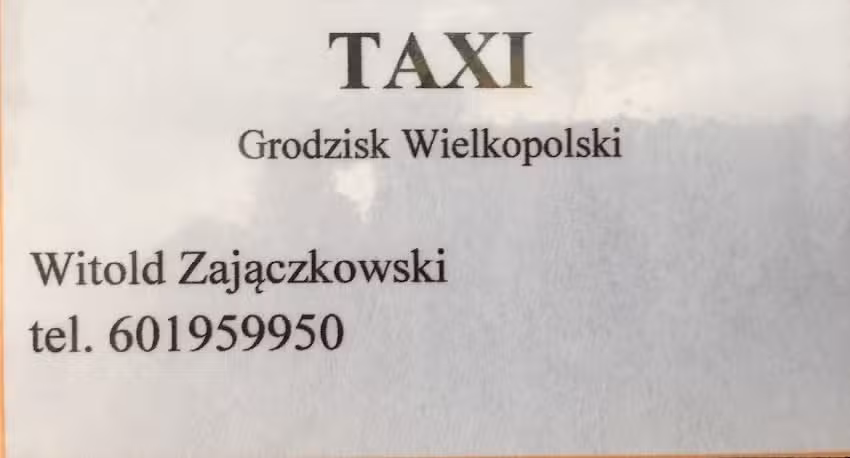 Taxi Grodzisk Wielkopolski