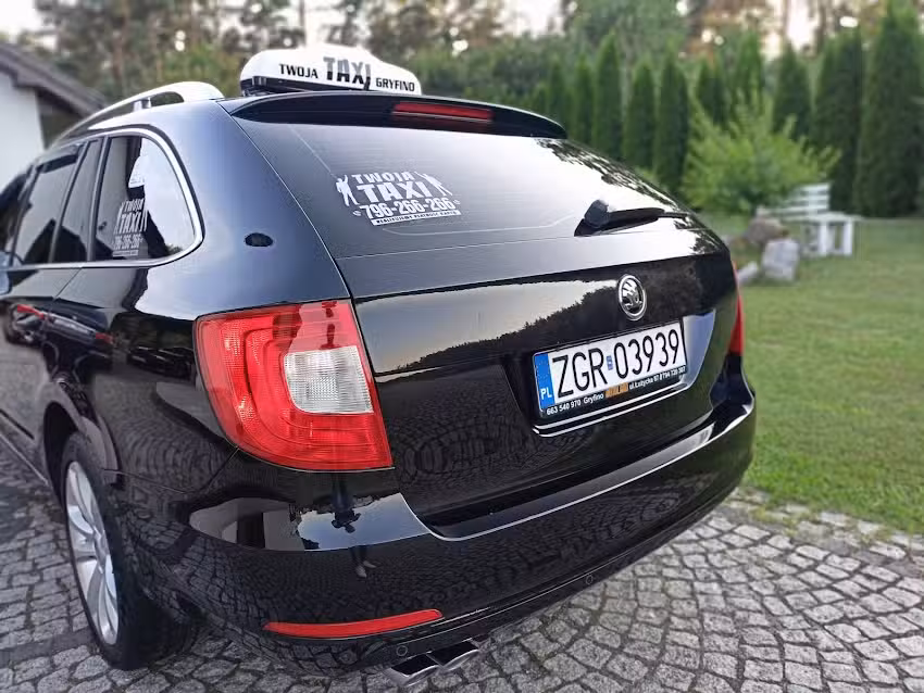 Taxi Gryfino Twoja Taxi – Usługi transportowe posiadamy auta 4-6-8 osobowe, możliwość płacenia kartą
