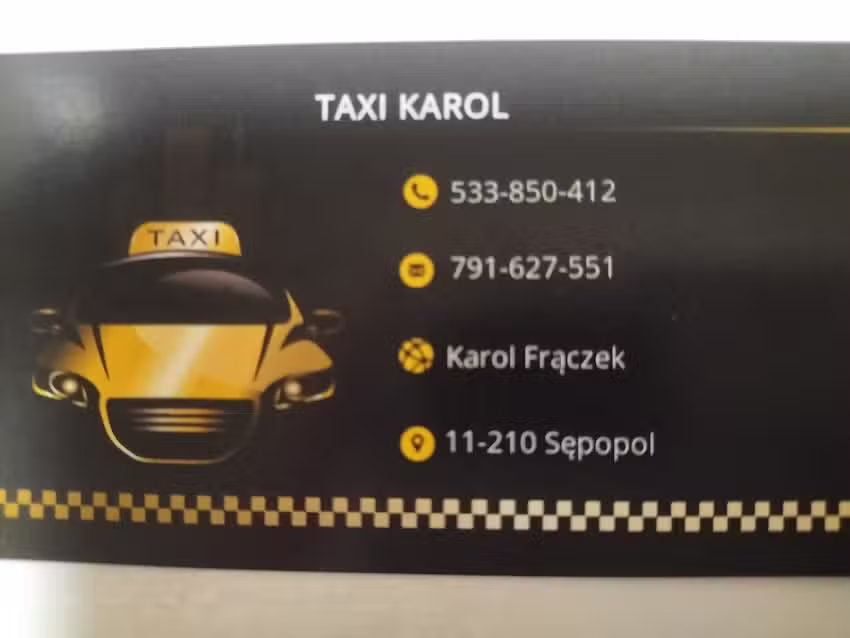 Taxi Karol Sępopol