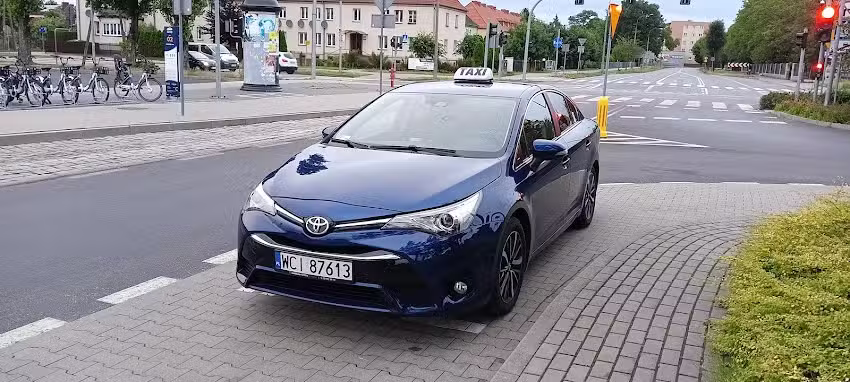 Taxi. Postój