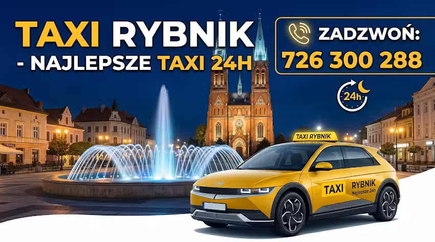 Taxi Rybnik – Najlepsze taxi 24h