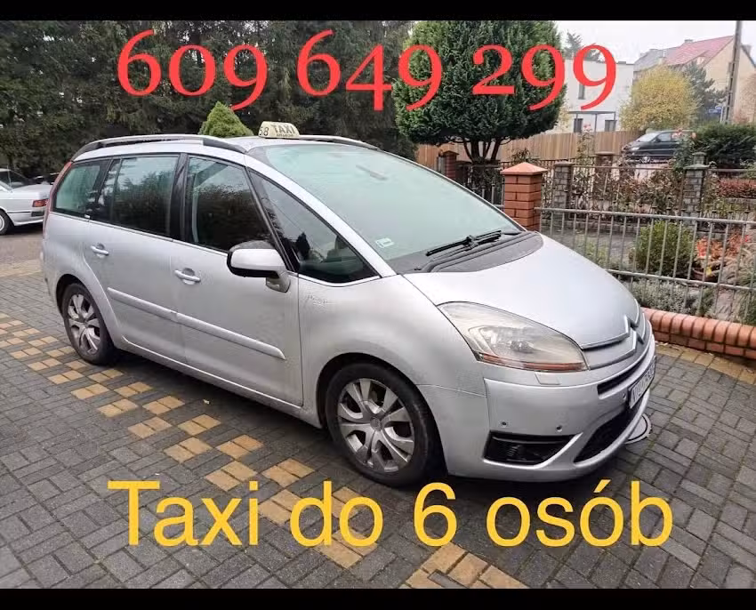 TAXI Rysio Iława do 6 osób