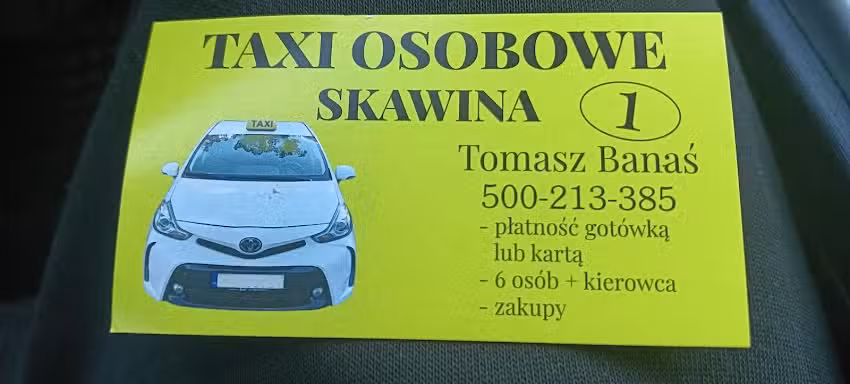 Taxi Skawina Nr 1 Tomasz Banaś
