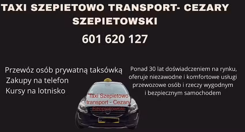Taxi Szepietowo transport – Cezary Szepietowski