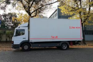 TM Trans – Transport Poznań | Winda 1t | Palety