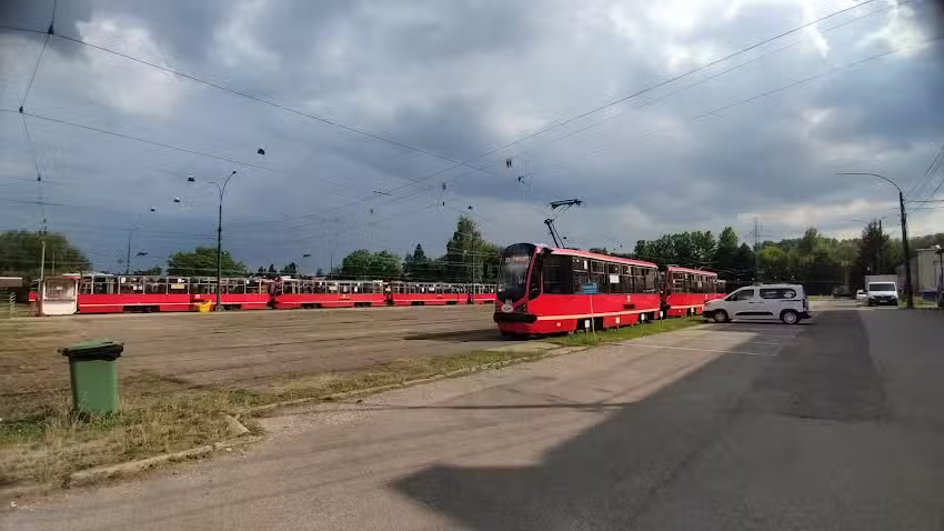 Tramwaje Śląskie S.A. – Zajezdnia R-1 Będzin, Os. Zamkowe