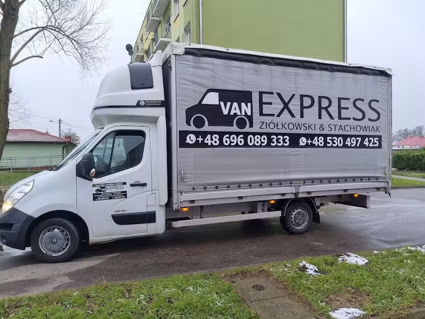 VAN Express Transport – przeprowadzki, lotniska, auta do ślubu.