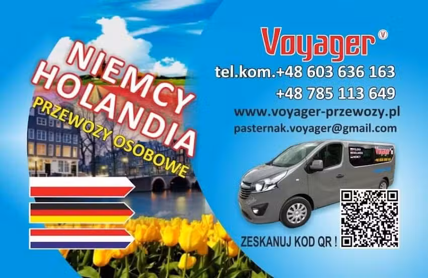 Voyager – busy do Niemiec, Holandii, Belgii