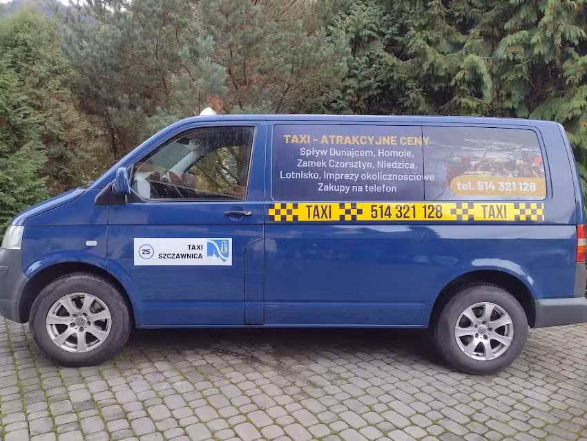 Wojtek TAXI-BUS Szczawnica nr.25 (1-8 osób)Wesela i różne imprezy okolicznościowe oraz Zakupy na Telefon.