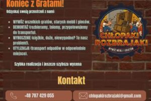 Wywóz gratów / Przeprowadzki – Chłopaki Rozbrajaki