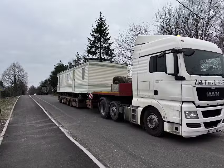Żbik Transport ponadgabarotowy Niskopodwozie Koszalin